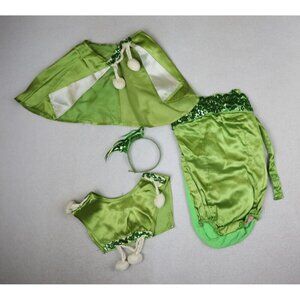 VINTAGE 1960s 60s GREEN DANCE COSTUME - GIRLS